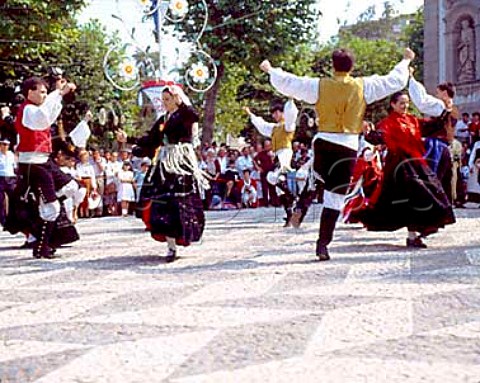 Folk Dance Group Rancho Folclorico performing at   Matosinhos Porto Portugal