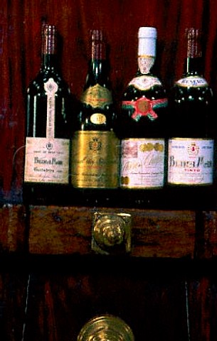 Bottles of old Colares in the cellars of   Antonio Bernardino Paulo da Silva at   Azenhas do Mar