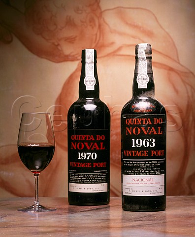 Bottles of Quinta do Noval 1963 Naional and   1970 Port