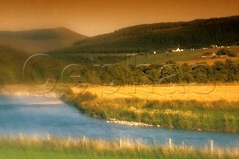 Tormore distillery over the River Spey   at Advie Invernessshire Scotland