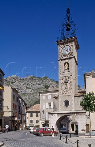 Clock tower in Sisteron AlpesdeHauteProvence France