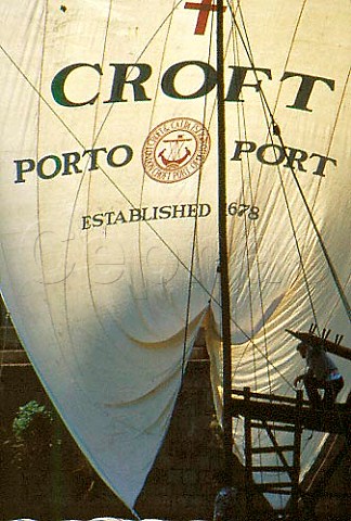 Croft Sail at the Annual Boat Race   Oporto Portugal