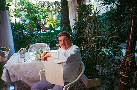 Chef Rudi Kellner owner and chef de   cuisine of Restaurant Altwienerhof   Vienna Austria