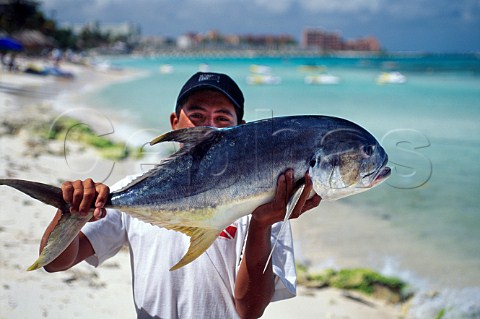 Tuna fish caught off Isla Mujerez   Cancn Mexico