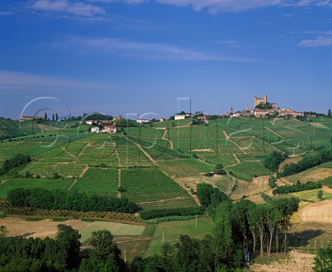 Serralunga dAlba with on the left the   MarencaRivette estate of Angelo Gaja  Piemonte Italy  Barolo
