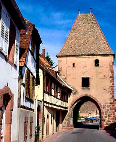 Gate Tower at Boersch BasRhin France Alsace