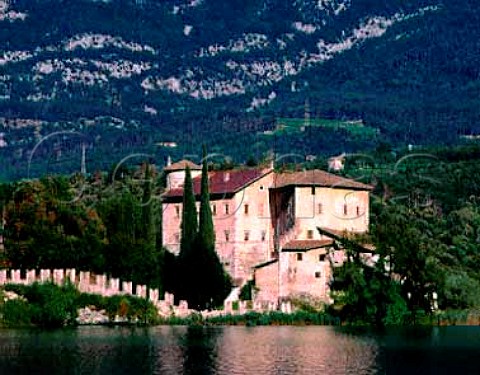 Castel Toblino on Lago di Toblino in the   Valle dei Laghi region Trentino Italy