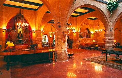 Interior of the Parador  a former Pilgrims hospital founded by Santo Domingo in the 11th century  Santo Domingo de la Calzada La Rioja Spain