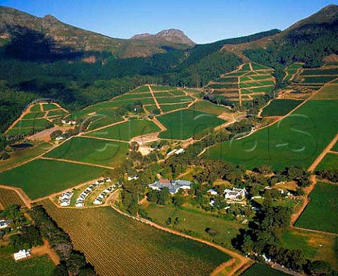 Aerial view of Klein Constantia South Africa  Constantia WO