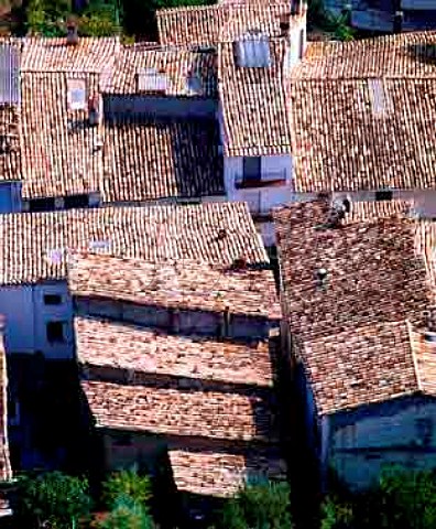 Rooftops of Graus Aragon Spain   Somontano