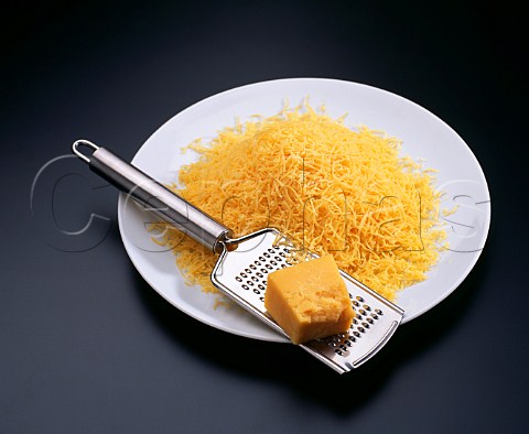 Grated Double Gloucester cheese