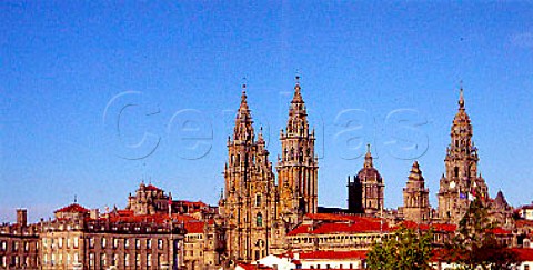 The Cathedral of Santiago de Compostela Galicia   Spain