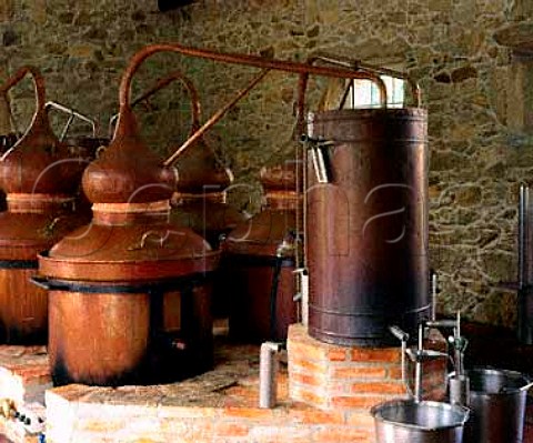 Traditional distillery of Lagar de Fornelos   Fornelos Galicia Spain  DO Rias Baixas