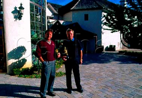 Chteau Julien owner Robert Browner and winemaker   Bill Anderson   Carmel Monterey Co California    Carmel Valley AVA