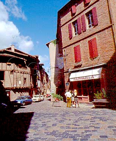 Street in the town of Albi Tarn France  MidiPyrenees