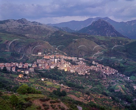 Town of Verbicaro in the foothills of the Apennines Calabria Italy 