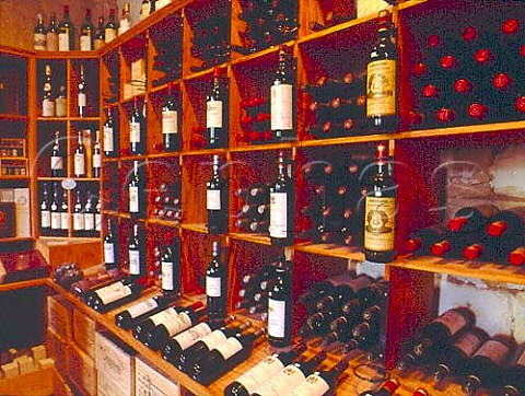 Local wines on sale in Le Cellier de   Stmilion a shop in the centre of the town  Stmilion Gironde France