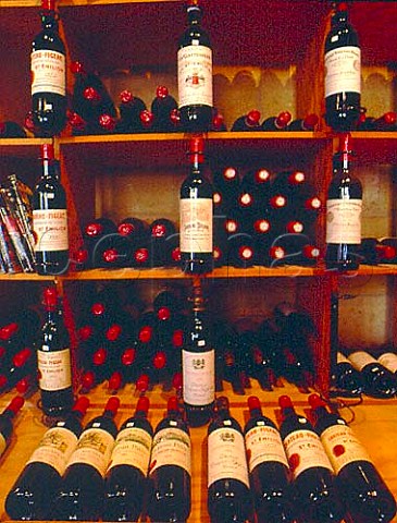 Local wines on sale in Le Cellier de   Stmilion a shop in the centre of the town  Stmilion Gironde France