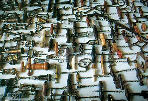 Collection of corkscrews in   Heurige Reinprecht Grinzing   Vienna Austria