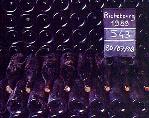 Richebourg 1989 in the bottle ageing cellar at   Domaine de la RomaneConti   VosneRomane Cte dOr France