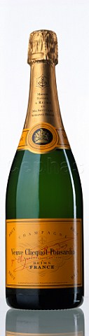 Bottle of Veuve Clicquot Ponsardin champagne