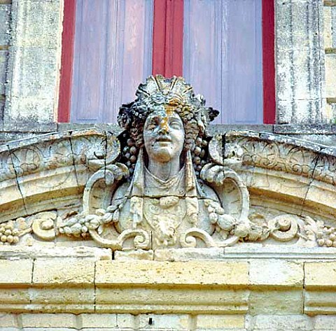 Detail of Chteau RayneVigneau Bommes Gironde   France  Sauternes