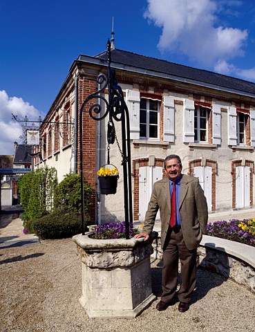 Alain Terrier former Chef de Caves in   the gardens of Champagne LaurentPerrier  TourssurMarne Marne France