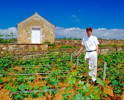 Philippe Drouhin viticulturist of   Domaine Joseph Drouhin in their   Clos des Mouches vineyard  Beaune Cte dOr France