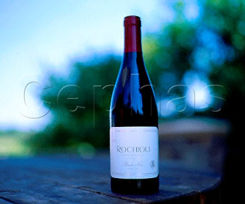 Bottle of Rochioli Pinot Noir Healdsburg   Sonoma Co California     Russian River Valley AVA