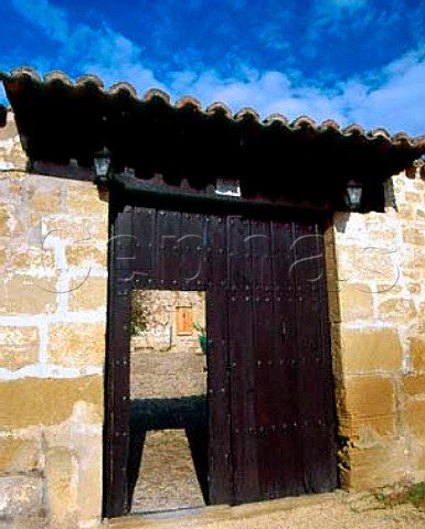 Entrance to Bodega del Contino Laserna   Alava Spain  Rioja Alavesa