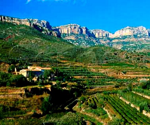 Masia Duch below the Sierra de Montsant near   Scala Dei Catalonia Spain    DO Priorato