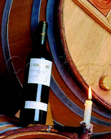 Bottle of Clos de lObac in the cellars of   Costers del Siurana Gratallops Catalonia Spain    Priorato