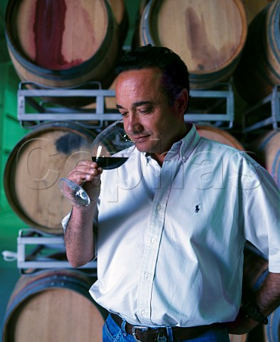 Jose Galante winemaker of Bodegas Esmerelda  owned   by the Nicolas Catena Group  where the Alamos   Ridge Catena and Catena Alta brands are made    Agrelo Mendoza province Argentina