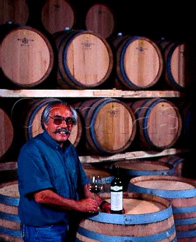 Angel Mendoza winemaker of Bodegas Trapiche  owned   by Peaflor  Maip Mendoza province Argentina