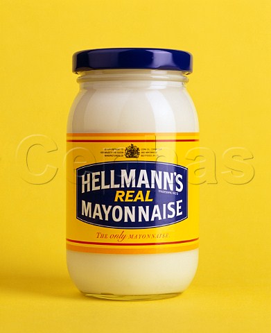 Jar of Hellmanns Mayonnaise