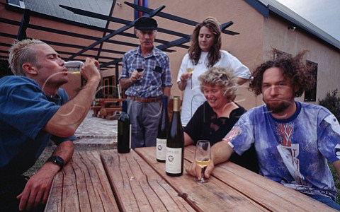 Ivan Donaldson and family of Pegasus Bay winery Waipara New Zealand