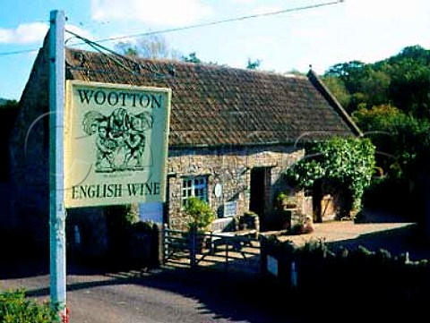 Sign for Wootton Vineyard sales and tasting room   Somerset England