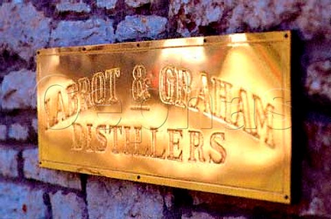 Sign at distillery of Labrot and Graham   Kentucky USA