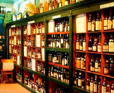 Interior of The Whisky Shop Dufftown Banffshire   Scotland    Speyside
