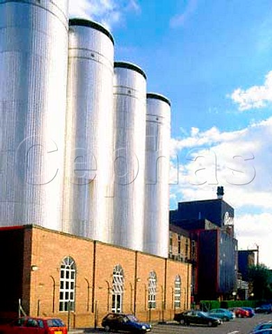 Fermentation tanks at Bass Brewery   Burton upon Trent Staffordshire England