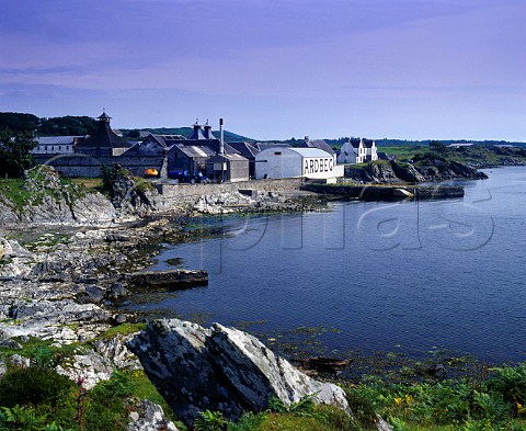Ardbeg whisky distillery owned by Glenmorangie   Ardbeg Isle of Islay Scotland