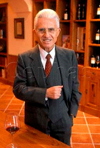 Antonio Mastroberardino in his tasting   room Atripalda Campania Italy