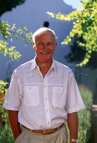 Jannie Englebrecht owner and winemaker   of Rust en Vrede Stellenbosch   South Africa