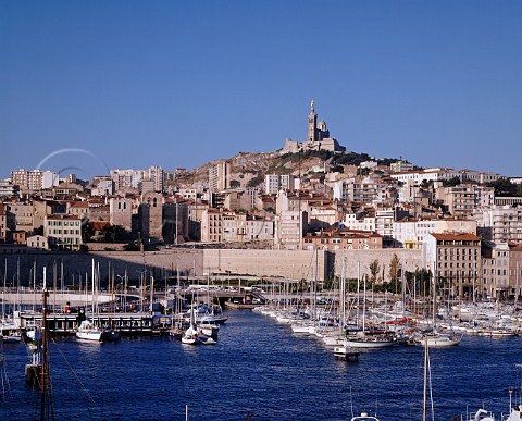 Vieux Port the old harbour of Marseille   BouchesduRhne France