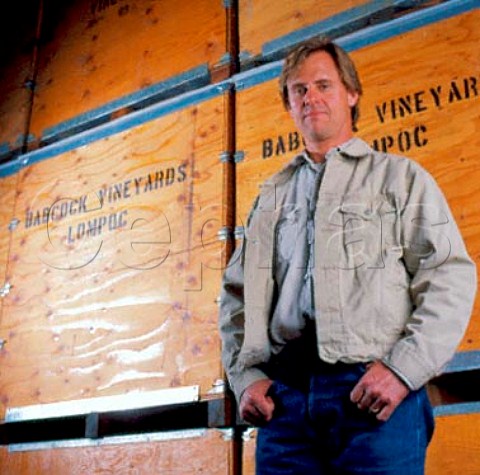 Bryan Babcock of Babcock Winery Lompoc   Santa Barbara Co California  Santa Rita Hills AVA  Santa Ynez Valley