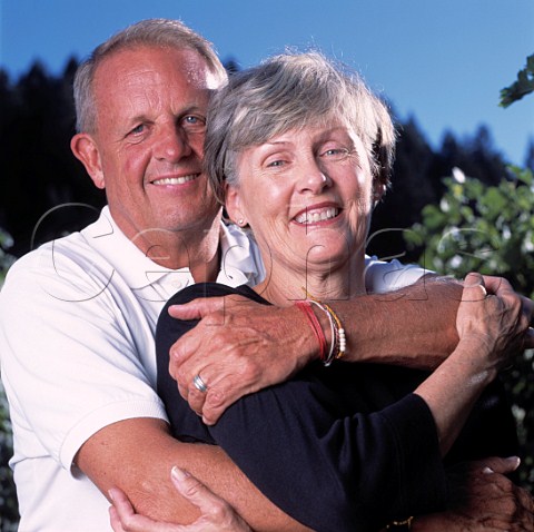 Richard and Ann Grace of Grace Family Vineyard   St Helena Napa Valley California