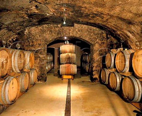 Oak barrels in the cellars of Weingut Georg Breuer   Rdesheim Germany    Rheingau