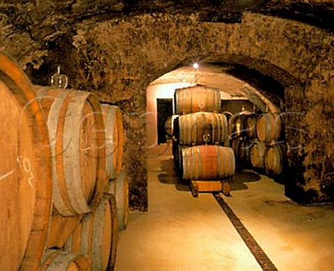 Oak barrels in the cellars of Weingut Georg Breuer   Rdesheim Germany    Rheingau