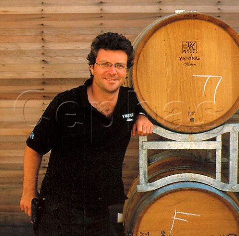 Darren Rathbone winemaker of Yering Station   Yering Victoria Australia    Yarra Valley