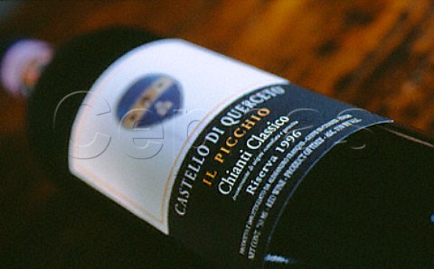 Bottle of Il Picchio Chianti Classico   wine from Castello di Querceto   Lucolena Tuscany Italy     Chianti Classico
